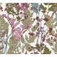 AS Creation Floral Impression vlies anyagú fehér, rózsaszín, kék, zöld színű leveles modern tapéta