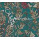 AS Creation Floral Impression vlies anyagú türkiz, barna, piros színű leveles modern tapéta