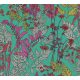 AS Creation Floral Impression vlies anyagú zöld, lila, sárga, szürke színű leveles modern tapéta