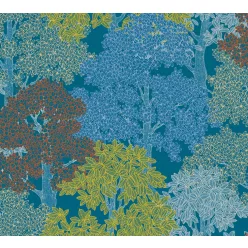   AS Creation Floral Impression vlies anyagú kék, sárga, piros színű fás modern tapéta