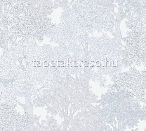 AS Creation Floral Impression vlies anyagú fehér, szürke színű fás modern tapéta