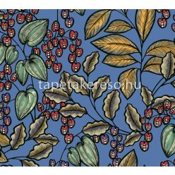   AS Creation Floral Impression vlies anyagú kék, fekete, piros, barna, zöld színű növényes modern tapéta