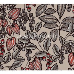   AS Creation Floral Impression vlies anyagú barna, fekete, piros színű növényes modern tapéta