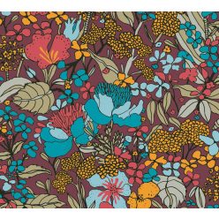   AS Creation Floral Impression vlies anyagú bordó, kék, sárga, barna, piros színű virágos modern tapéta