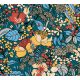 AS Creation Floral Impression vlies anyagú kék, sárga, barna, fekete, beige színű virágos modern tapéta
