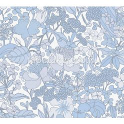   AS Creation Floral Impression vlies anyagú kék, fehér színű virágos modern tapéta