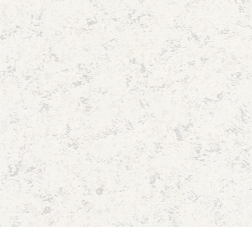 AS Creation 111 Shades of  White habos, vlies anyagú fehér színű betonhatású modern tapéta