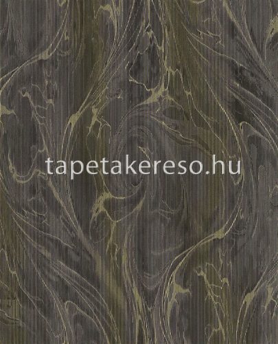 Eijffinger Reflect vlies anyagú arany, fekete színű absztrakt, csíkos modern tapéta