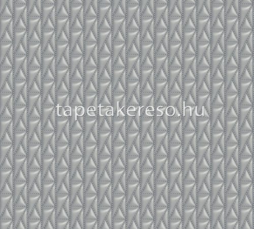 AS Creation Karl Lagerfeld vlies, vinyl anyagú szürke színű 3d, geometriai, steppelt modern tapéta