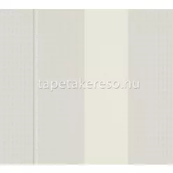   AS Creation Karl Lagerfeld vlies, vinyl anyagú szürke, fehér színű feliratos, csíkos, arc modern tapéta