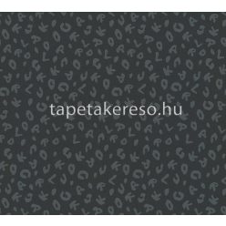   AS Creation Karl Lagerfeld vlies, vinyl anyagú fekete, szürke színű betűs modern tapéta