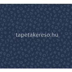   AS Creation Karl Lagerfeld vlies, vinyl anyagú kék színű betűs modern tapéta