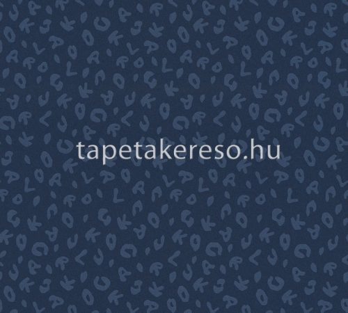 AS Creation Karl Lagerfeld vlies, vinyl anyagú kék színű betűs modern tapéta
