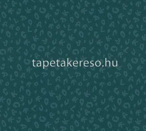 AS Creation Karl Lagerfeld vlies, vinyl anyagú zöld színű betűs modern tapéta