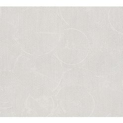   AS Creation 111 Shades of  White vlies anyagú törtfehér színű körös modern tapéta