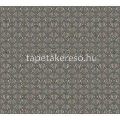   AS Creation TrendWall 2 habos, vlies anyagú szürke, arany, csillámos színű art deco modern tapéta