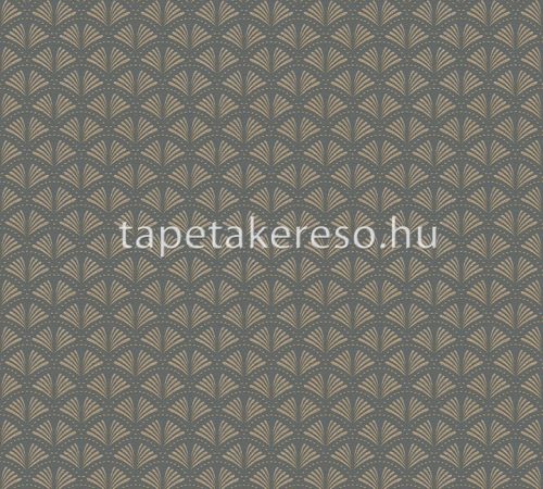 AS Creation TrendWall 2 habos, vlies anyagú szürke, arany, csillámos színű art deco modern tapéta