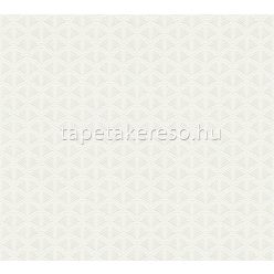   AS Creation TrendWall 2 habos, vlies anyagú fehér, csillámos színű art deco modern tapéta