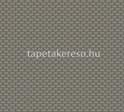 AS Creation TrendWall 2 habos, vlies anyagú szürke, arany színű art deco modern tapéta
