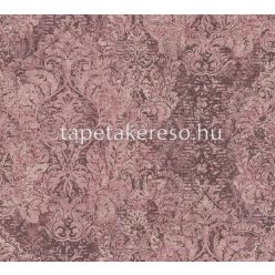   AS Creation Mata Hari vlies, vinyl anyagú bordó, csillámos színű koptatott, barokk modern tapéta