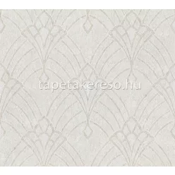   AS Creation Mata Hari vlies, vinyl anyagú törtfehér, beige színű art deco modern tapéta