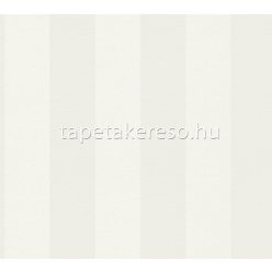   AS Creation TrendWall 2 habos, vlies anyagú fehér, szürke színű csíkos modern tapéta