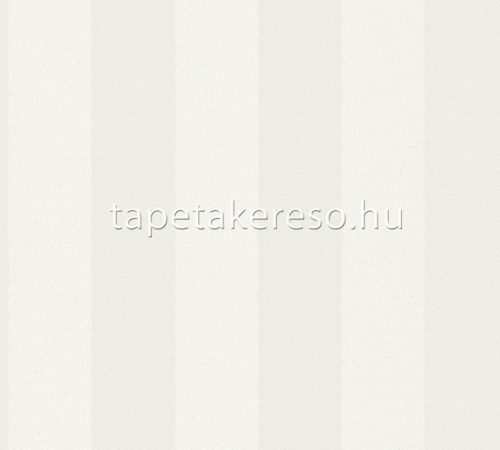 AS Creation TrendWall 2 habos, vlies anyagú fehér, szürke színű csíkos modern tapéta
