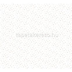   AS Creation Little Love vlies anyagú fehér, szürke, rózsaszín színű szivecskés gyerek tapéta