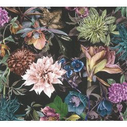   AS Creation Dream Flowery vlies anyagú fekete, sárga, kék, zöld, lila színű virágos romantikus tapéta