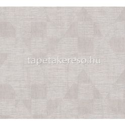   AS Creation Titanium 3 vlies, vinyl anyagú beige, gyöngyház színű geometriai modern tapéta