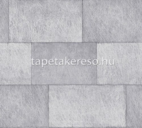 AS Creation Titanium 3 vlies, vinyl anyagú szürke színű kőmintás modern tapéta