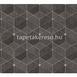   AS Creation Titanium 3 vlies, vinyl anyagú barna, arany színű 3d, geometriai modern tapéta