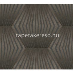   AS Creation Titanium 3 vlies, vinyl anyagú barna színű 3d, geometriai modern tapéta