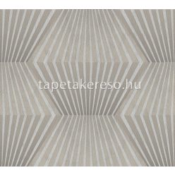   AS Creation Titanium 3 vlies, vinyl anyagú barna színű 3d, geometriai modern tapéta