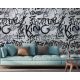 AS Creation The wall Travel Styles vlies, vinyl anyagú szürke, fekete színű grafiti modern poszter