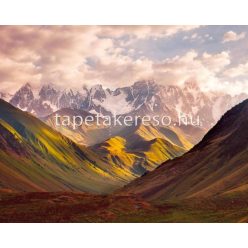   AS Creation The wall Travel Styles vlies, vinyl anyagú barna, sárga, szürke, zöld, fehér színű hegyvidék, tájkép modern poszter