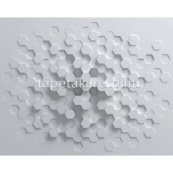   AS Creation The wall Travel Styles vlies, vinyl anyagú szürke, fehér színű 3d, geometriai modern poszter