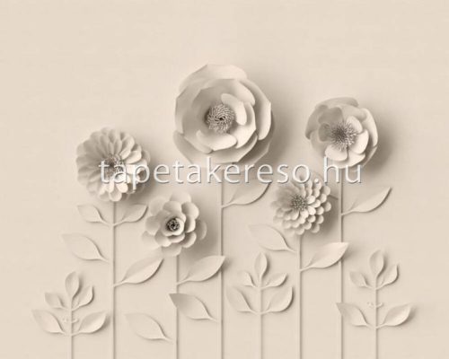 AS Creation The wall Travel Styles vlies, vinyl anyagú szürke, beige színű virágos, 3d modern poszter