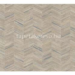   AS Creation Geo Effect vlies anyagú homok, kék színű chevron modern tapéta