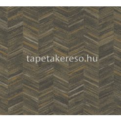   AS Creation Geo Effect vlies anyagú fekete, barna színű chevron modern tapéta