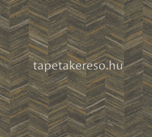 AS Creation Geo Effect vlies anyagú fekete, barna színű chevron modern tapéta