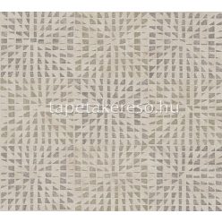   AS Creation Geo Effect vlies anyagú beige, szürke színű koptatott, geometriai modern tapéta