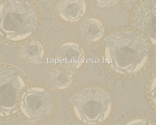 AS Creation Versace 5 vinyl, vlies anyagú szürke színű versace modern tapéta