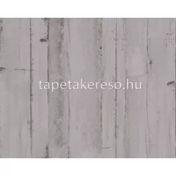   AS Creation Natural Living vlies, vinyl anyagú szürke színű famintás modern tapéta