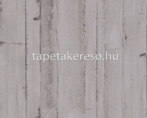 AS Creation Natural Living vlies, vinyl anyagú szürke színű famintás modern tapéta