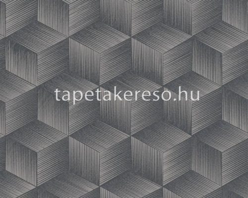 AS Creation Natural Living vlies, vinyl anyagú szürke színű 3d, geometriai modern tapéta