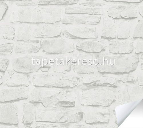 AS Creation The Wall Cover öntapadós anyagú fehér, szürke színű kőmintás modern tapéta