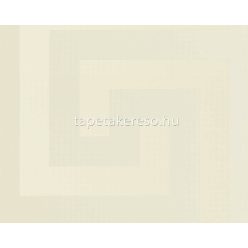   AS Creation Versace 5 vinyl, vlies anyagú törtfehér színű geometriai, versace modern tapéta