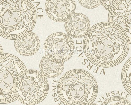 AS Creation Versace 5 vinyl, vlies anyagú fehér, barna színű versace modern tapéta