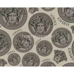   AS Creation Versace 5 vinyl, vlies anyagú szürke színű versace modern tapéta